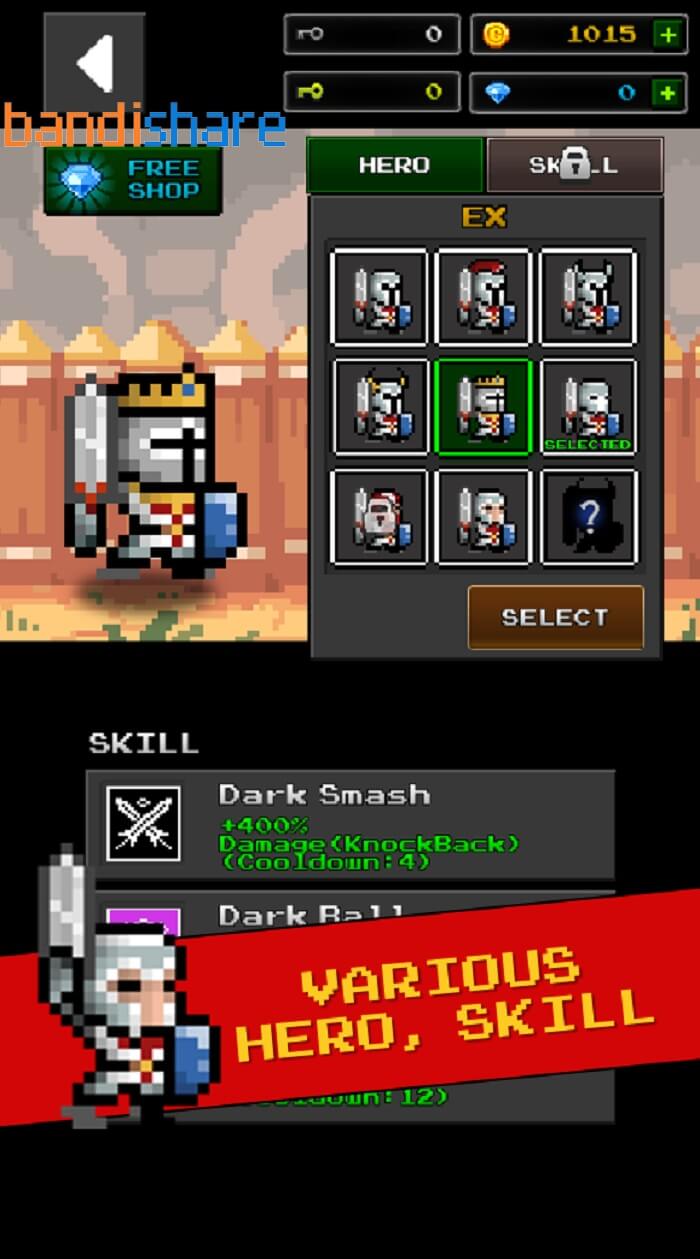 dungeon-x-pixel-hero-apk-mod