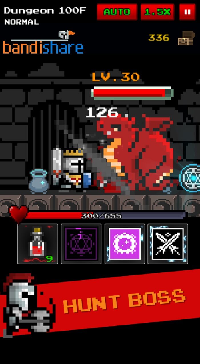 dungeon-x-pixel-hero-mod-mien-phi