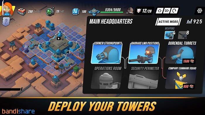 Tower Dominion GO MOD (Vô Hạn Tiền, Mở Khoá) v1.2040 APK
