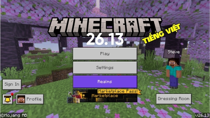 Tải Minecraft 26.13 (v1.26.13) APK cho Android