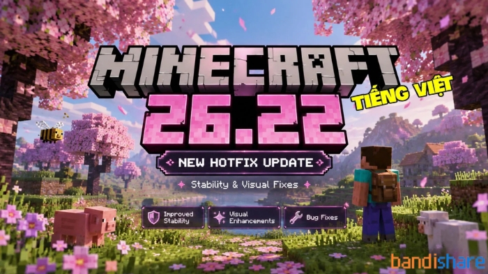 Tải Minecraft 26.22 (v1.26.22) APK cho Android
